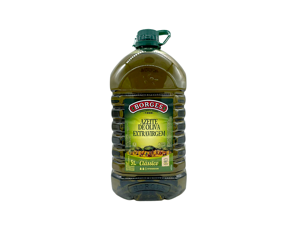 AZEITE DE OLIVA GRANDE EXTRA VIRGEM BORGES 5 L (CX 3 GL)